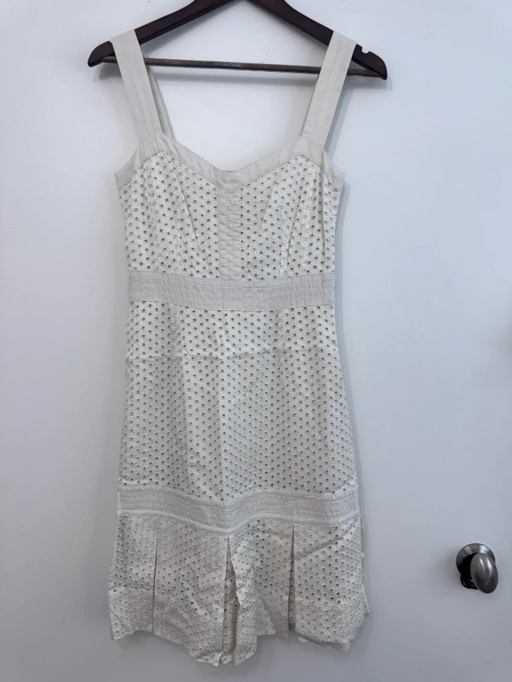 Tory Burch - Berdine White Eyelet Dress